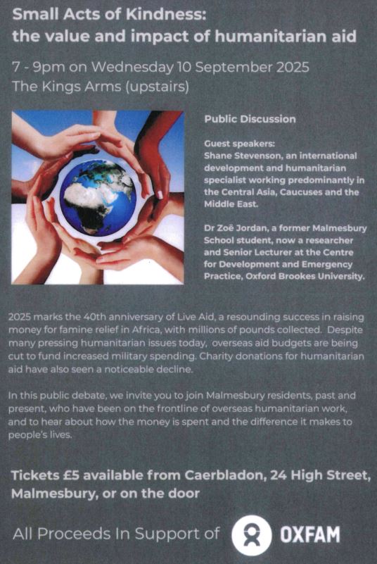 Small Acts of Kindness: the value and impact of humanitarian aid